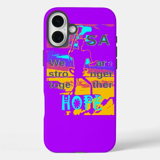 Creëer je VS hopen dat we sterker met elkaar samen Case-Mate iPhone Case (Achterkant)