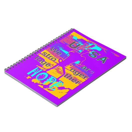 Creëer je VS hopen dat we sterker met elkaar samen Notitieboek (Linkerzijde)