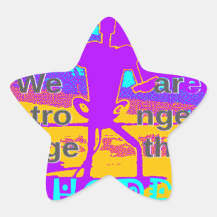 Creëer je VS hopen dat we sterker met elkaar samen Ster Sticker