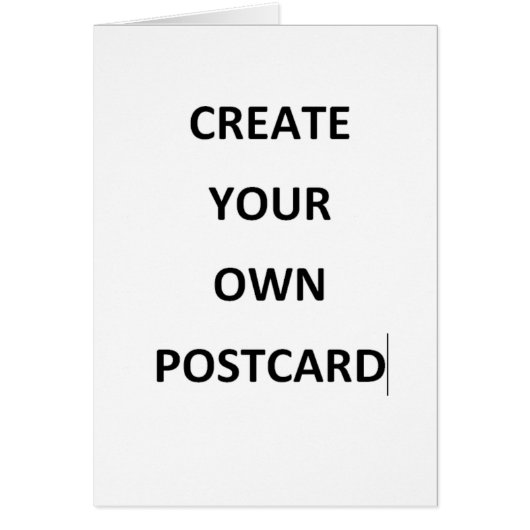 CREËER JIJ EIGEN BRIEFKAART (Voorkant)