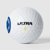 Creëer Jouw beste oom Monogram Golf Balls Golfballen (Logo)