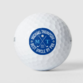 Creëer Jouw beste oom Monogram Golf Balls Golfballen