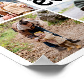 Creëer Jouw eigen 8 Foto Collage Beste vader ooit Poster (Hoek)