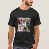 Creëer Jouw eigen foto 4 Collage Beste vader ooit T-shirt (Voorkant)