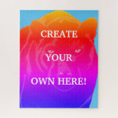 Creëer Jouw eigen foto Jigzaag Puzzle Legpuzzel (Verticaal)