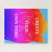 Creëer Jouw eigen foto Jigzaag Puzzle Legpuzzel (Horizontaal)