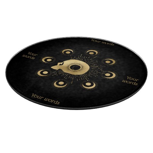 Creëer Jouw Eigen Gouden Arcane Strength Tarot Snijplank (Hoek)