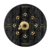 Creëer Jouw Eigen Gouden Arcane Strength Tarot Snijplank (Voorkant)