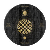 Creëer Jouw Eigen Gouden Arcane World Tarot Snijplank (Voorkant)