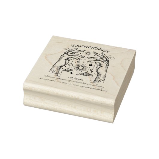 Creëer Jouw Eigen Hemellichaam Speel Astrologie Rubberstempel (Stempel)