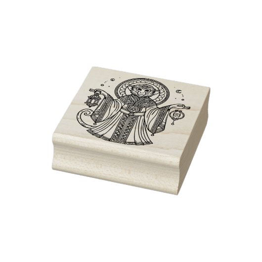 Creëer Jouw Eigen Hoge Priesteres Aap Rubberstempel (Stempel)
