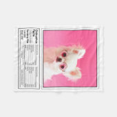 Creëer Jouw eigen Hondenras Facts Chihuahua Pet Fleece Deken (Voorkant (Horizontaal))