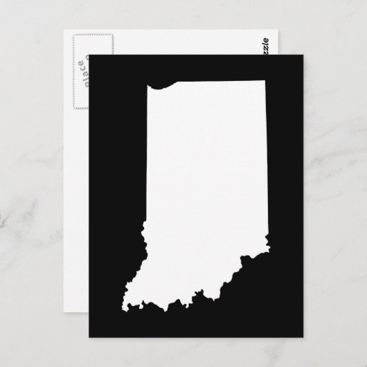 Creëer Jouw eigen Indiana Moving Announement Briefkaart (Voorkant / Achterkant)