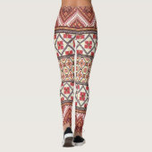 Creëer Jouw eigen kleurrijke Aztec Hakuna Matata Leggings (Achterkant)