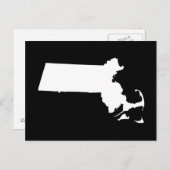 Creëer Jouw eigen massachusetts Moving Announement Briefkaart (Voorkant / Achterkant)