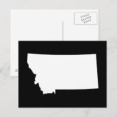 Creëer Jouw eigen Montana Moving Announge Briefkaart (Voorkant / Achterkant)