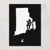 Creëer Jouw eigen Rhode Island Moving Announge Briefkaart (Voorkant)