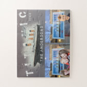 Creëer Jouw eigen twee foto Titanic Collage Legpuzzel (Verticaal)