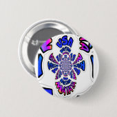 Creëer Jouw eigen Verenigde Staten Fun Art Ronde Button 5,7 Cm (Voorkant /achterkant)