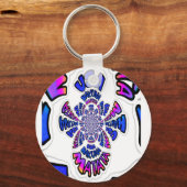 Creëer Jouw eigen Verenigde Staten Fun Art Sleutelhanger (Voorkant)