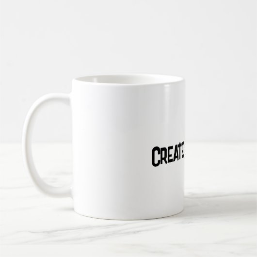 Creëer Jouw tekst Classic Drink Mok Unique Cup (Links)