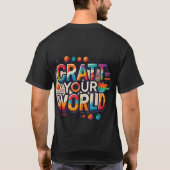 Creëer jouw wereld t-shirt (Achterkant)