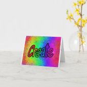 Creëer-kaart Kaart (Gele Bloem)