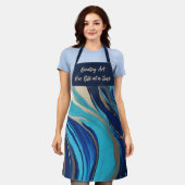 Creëer Kunst Een Beet Op Een Tijd- Abstract Schort (Gedragen)