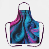 Creëer Kunst Eén hapje per keer - Modern Abstract- Schort (Voorkant)