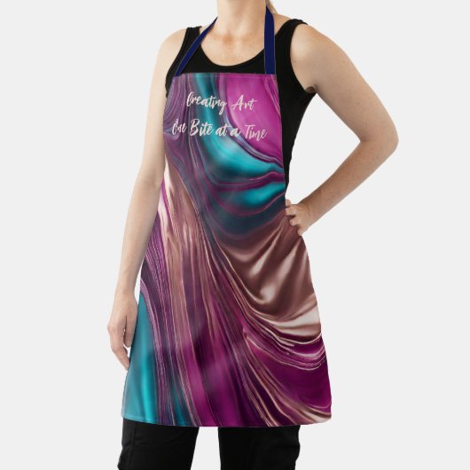 Creëer Kunst Eén hapje per keer - Modern Abstract- Schort (Insitu)
