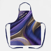 Creëer Kunst Eén hapje per keer - Modern Abstract- Schort (Voorkant)