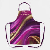 Creëer Kunst Eén hapje per keer - Modern Abstract- Schort (Voorkant)