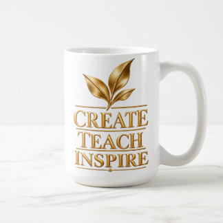 Creëer Leer Inspireer - Cadeau voor Leraren Koffiemok