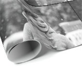 Creëer  Look Zwart-Wit Fotocollage Cadeaupapier (Rol Hoek)
