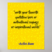 Creëer Luxe zwart en goud offerte Poster (Voorkant)