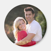 Creëer Make Custom Round Photo Fridge Dishwasmachi Magneet (Voorkant)