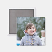 Creëer Make Custom Square Photo Fridge Dishwasmach Magneet (Voorkant / Achterkant)