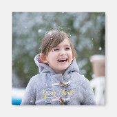 Creëer Make Custom Square Photo Fridge Dishwasmach Magneet (Voorkant)