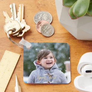 Creëer Make Design Custom Photo Name Metal Keyring Sleutelhanger