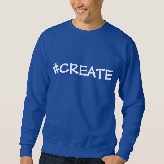 #CREËER Mannen Sweatshirt (Voorkant)