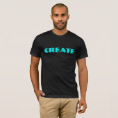 "Creëer" Mannen T-Shirt (Voorkant volledig)