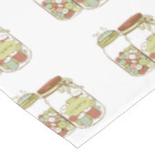 Creëer mason jar tablecloth tafelkleed (Gekanteld)