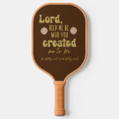 Creëer me om te bidden pickleball paddle (Voorkant)