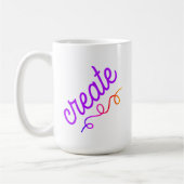 Creëer met Colorful Swirl Coffee Mok (Links)