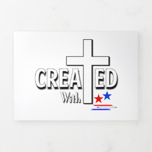 Creëer met de Verenigde Staten Happy 4th van juli Drieluik Uitnodiging