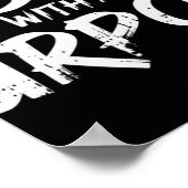 Creëer met doel BijbelGod Jezus Religieuze Chri Poster (Hoek)