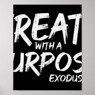 Creëer met doel BijbelGod Jezus Religieuze Chri Poster