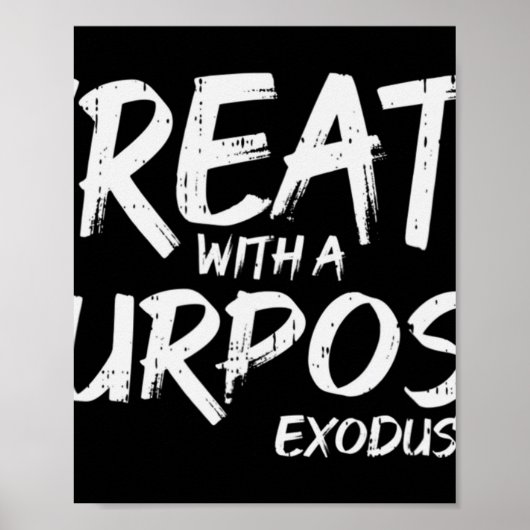 Creëer met doel BijbelGod Jezus Religieuze Chri Poster (Voorkant)