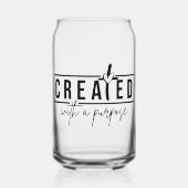 Creëer met een doel blikvorm glas (Voorkant)