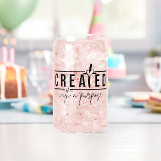 Creëer met een doel blikvorm glas